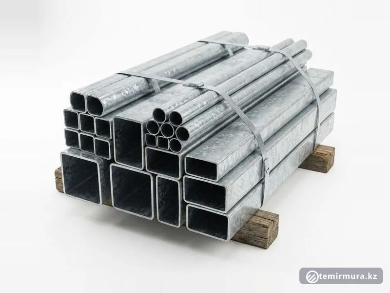Гальванизированная цельновитая труба 500х2.5 мм гофр 68х13 мм — ⌀500×2,5 мм, склад TEMIR MURA
